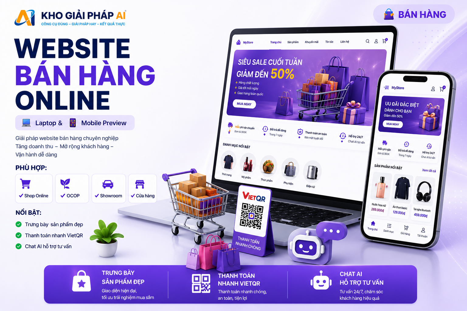 Mẫu Landing Page Bán Hàng Online